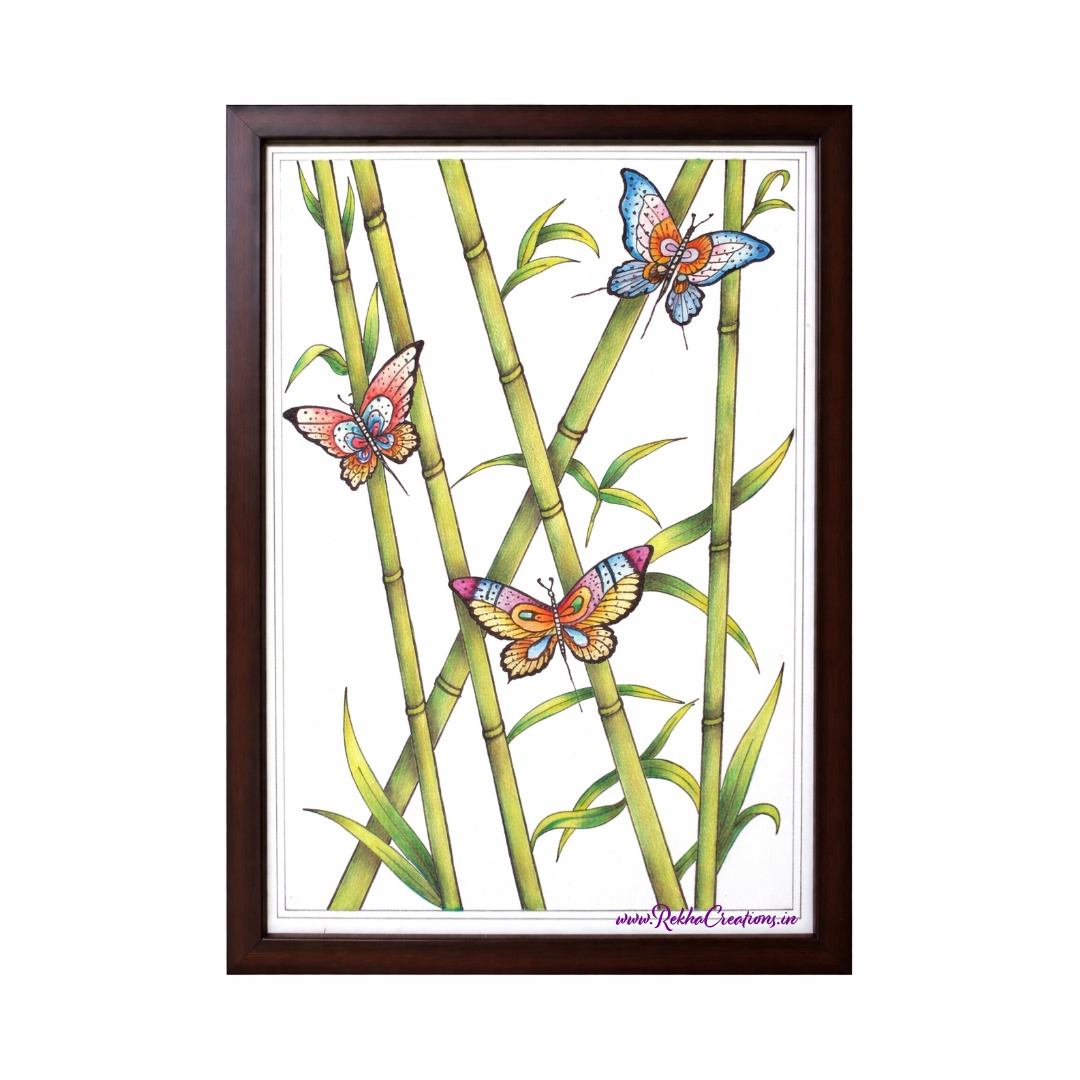 Butterflies in a Bamboo Breeze
