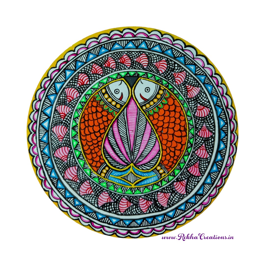 Madhubani Fish of Eternal Bond