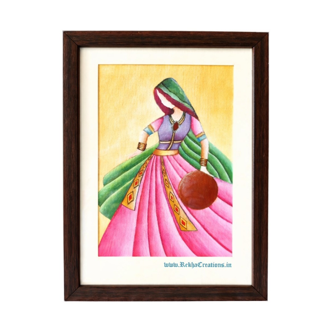 Indian Woman with Matka Painting